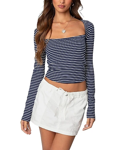 Edikted Alex Striped Top