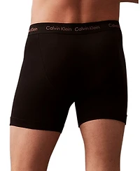 Cotton Stretch Moisture Wicking Boxer Briefs, Pack of 3