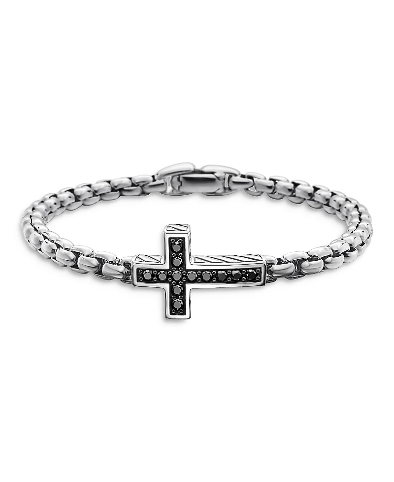 David Yurman Men's Pave Cross Bracelet