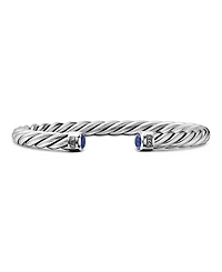 David Yurman Men's Cable Classic Cuff Bracelet with Lapis Lazuli