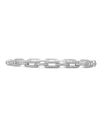David Yurman Stax Chain Link Bracelet with Diamonds