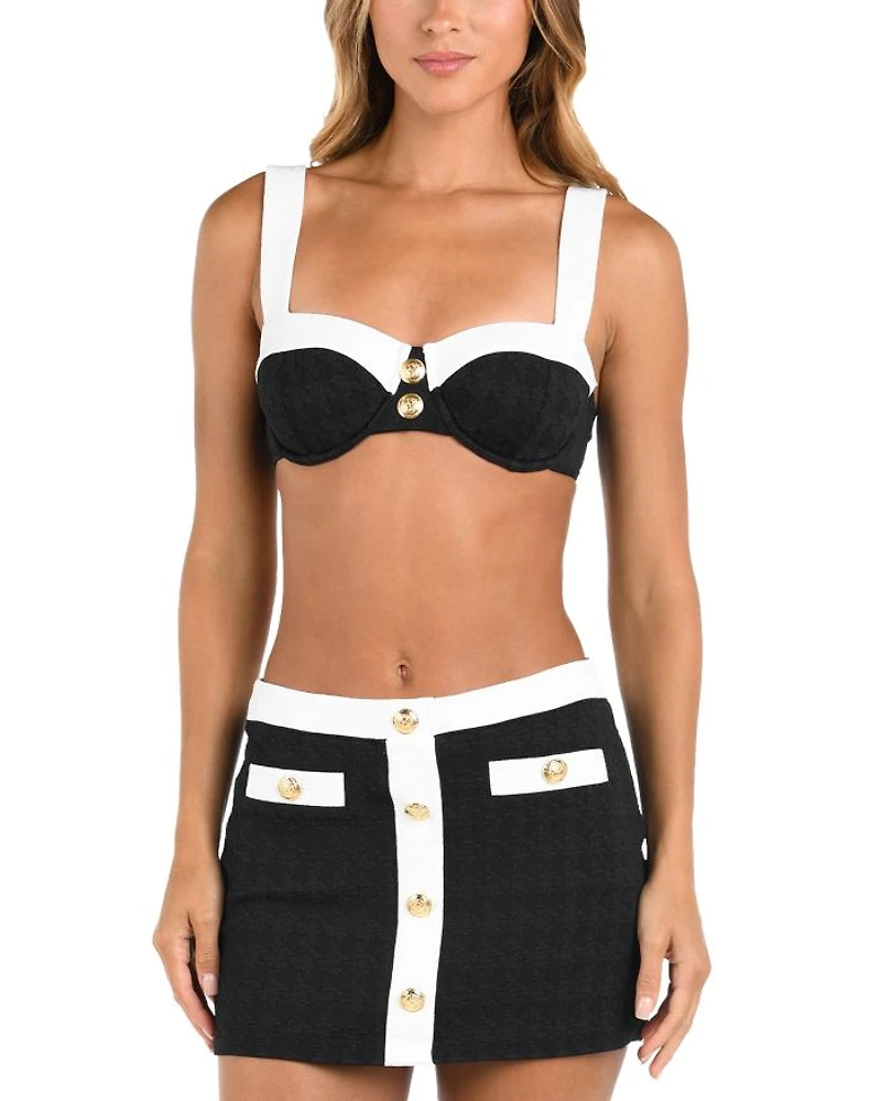 Coco Color Blocked Skirt Cover Up