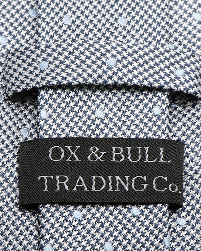 Dotted Herringbone Silk Tie