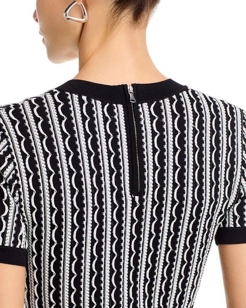 Textured Mini Dress