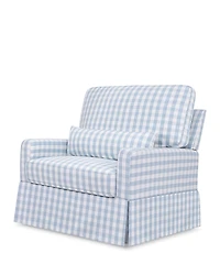 Namesake Crawford Pillowback Chair and a Half Comfort Swivel Glider