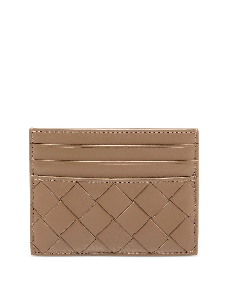 Bottega Veneta Intrecciato Leather Zip Card Case