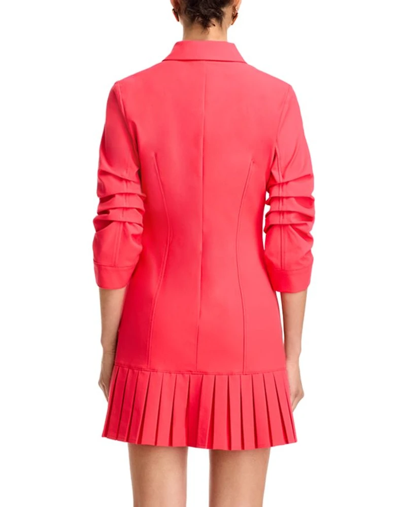 Lucilla Twist Front V Neck Dress