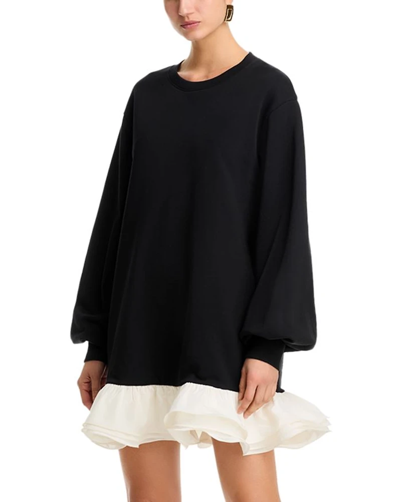 Oakley Contrast Hem Sweater Dress