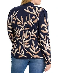 Midnight Fern Cardigan