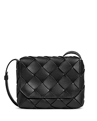 Diago Intreccio Leather Crossbody Bag