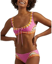 La DoubleJ Sunset Bikini Top (Placee) Napoli Plates Placee Pink