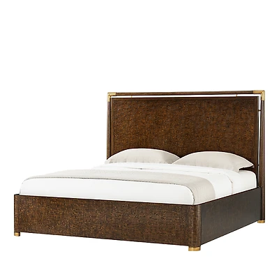 Theodore Alexander Kesden Wood King Bed