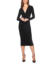 Twist Front Midi Dress