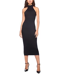 Susana Monaco Mock Neck Midi Dress