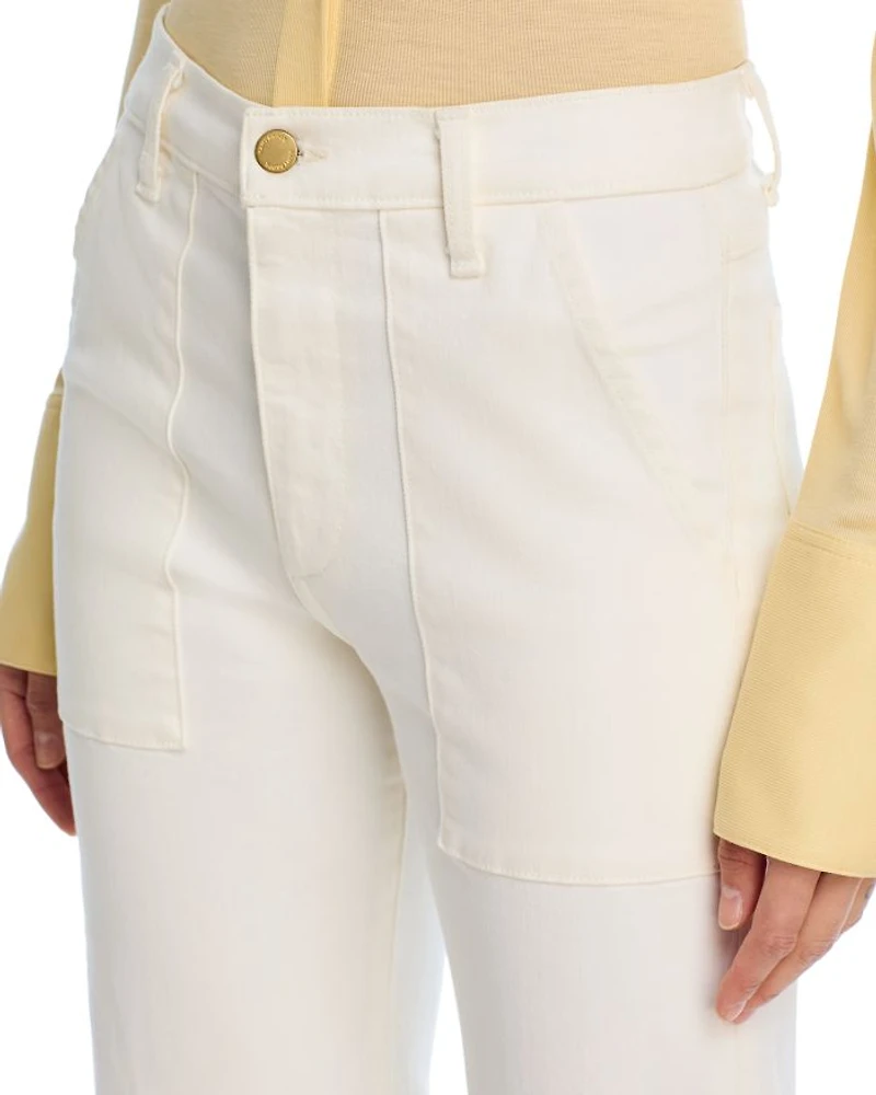 Clifford Cropped Ankle Jeans White