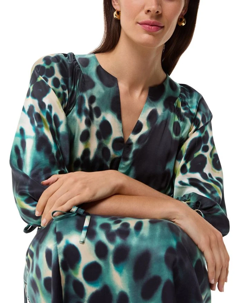 Misty Leopard Print Dress