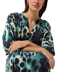 Misty Leopard Print Dress