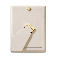 Classic Croc Leather Frame, Chestnut, 5" x 7"