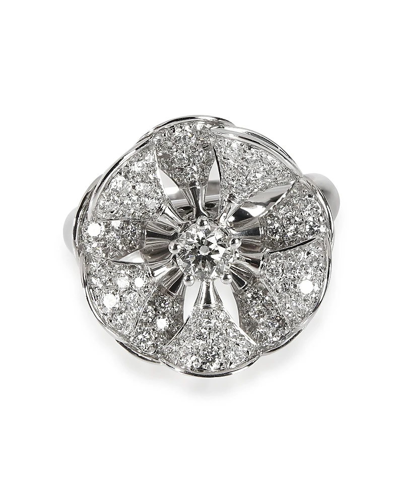 Pre-Owned Bvlgari Divas Dream 18kt White Gold Fashion Ring