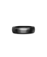 Men's Black Titanium 6mm Classic Band