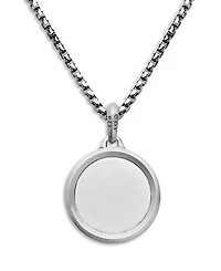 Men's St. Christopher Amulet in Sterling Silver, 34.5mm