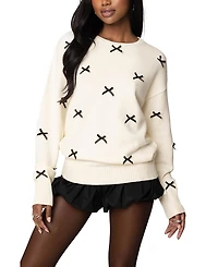 Edikted Satin Bow Over