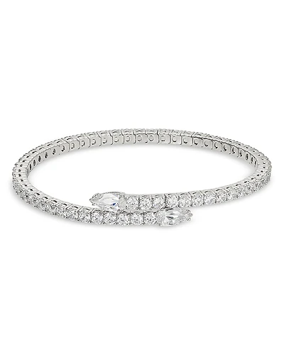 Nadri Dazzle Cubic Zirconia Flex Wrap Bracelet