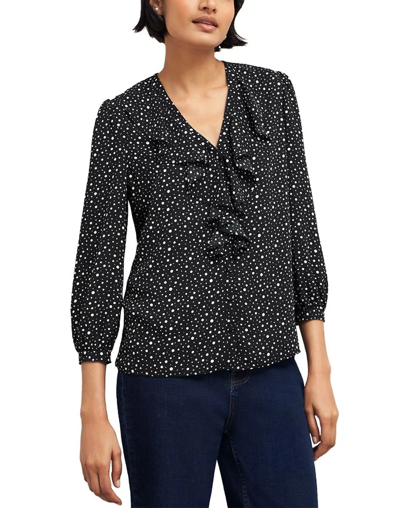May Ruffle Front Blouse