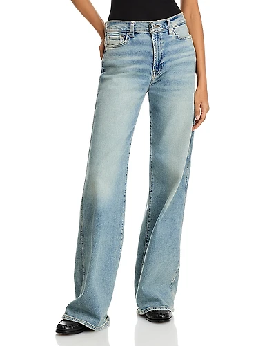 7 For All Mankind Lotta Wide Leg Jeans