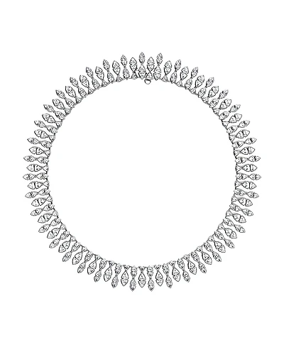 Vrai Trillion Cascade Necklace