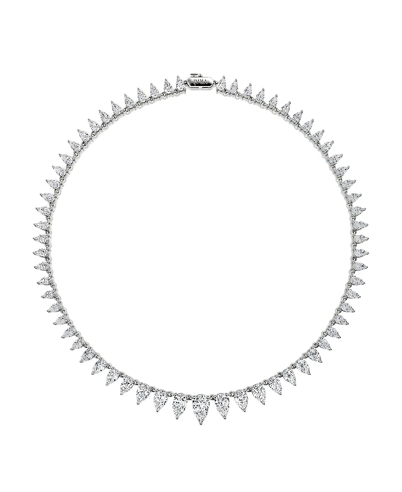 Vrai Pear Tennis Necklace