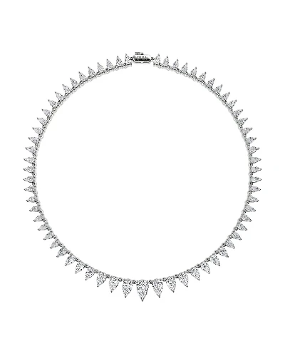 Vrai Pear Tennis Necklace