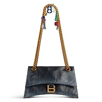 Crush Chain Bag Dirty Effect with Ny Souvenirs Charms