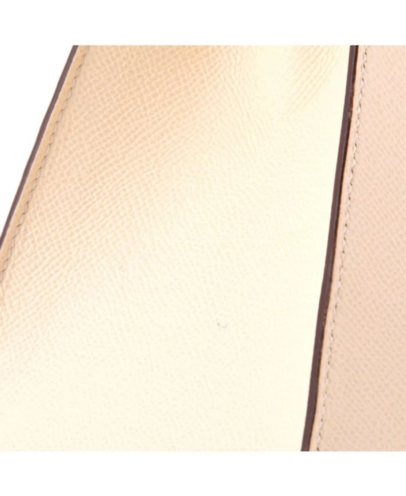 Kelly 28 Handbag Verso Epsom with Palladium Hardware