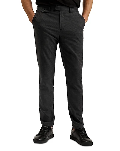 Ted Baker Micro Houndstooth Slim Fit Pants