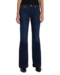 7 For All Mankind Dojo Tailorless High Rise Flare Jeans