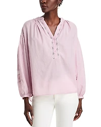 Vanessa Bruno Nipoa Lace Trim Top