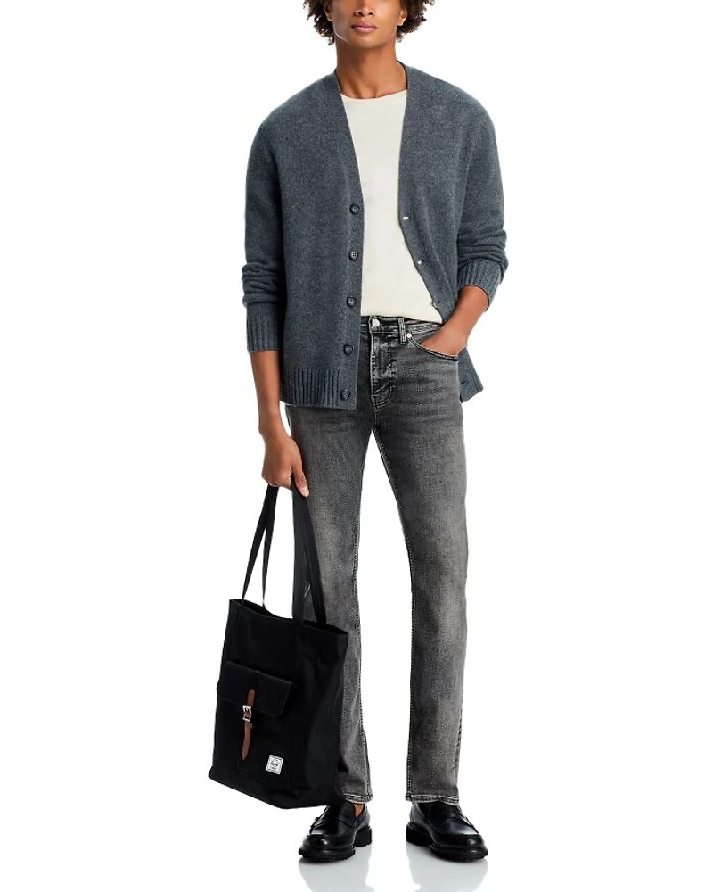 Jet Set Modern Slim Straight Jeans Silent Black