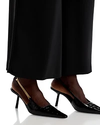 Crepe Wide Leg Pants