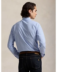 Classic Fit Checked Poplin Shirt