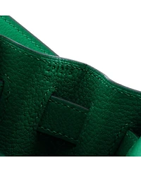 Kelly 28 Handbag Green Evercolor with Gold Hardware