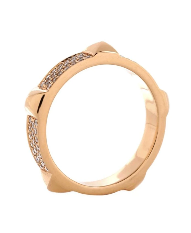 Clou d'H Ring 18K Rose Gold with Diamonds