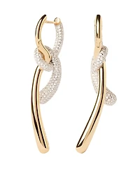 Pdpaola Women's Pave Twist Hoops