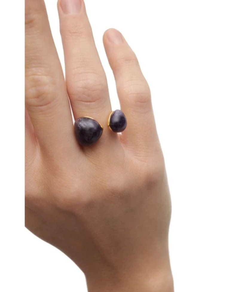 Women's Stone Gravity Ring