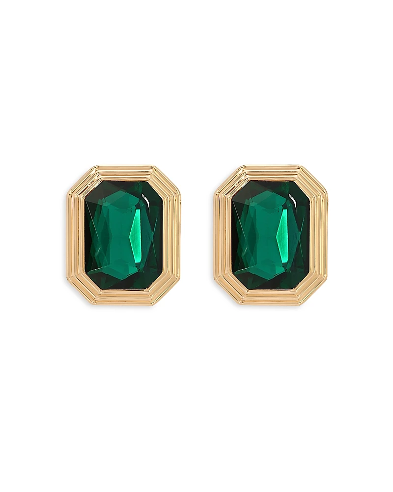 Ettika Color Stone Stud Earrings