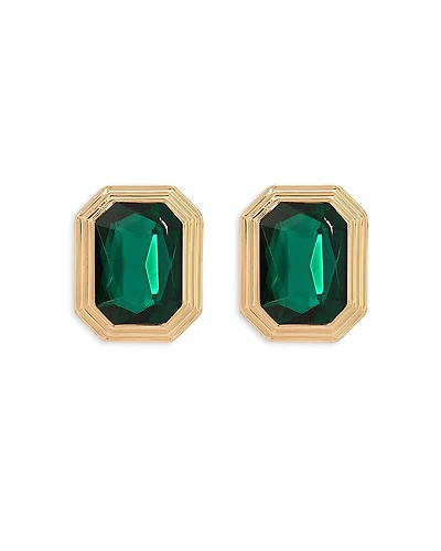 Ettika Color Stone Stud Earrings