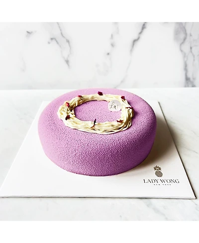 Lady Wong Ube Blackberry Entremet Cake