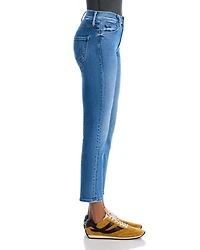 The Dazzler High Rise Cropped Straight Jeans Ready Set
