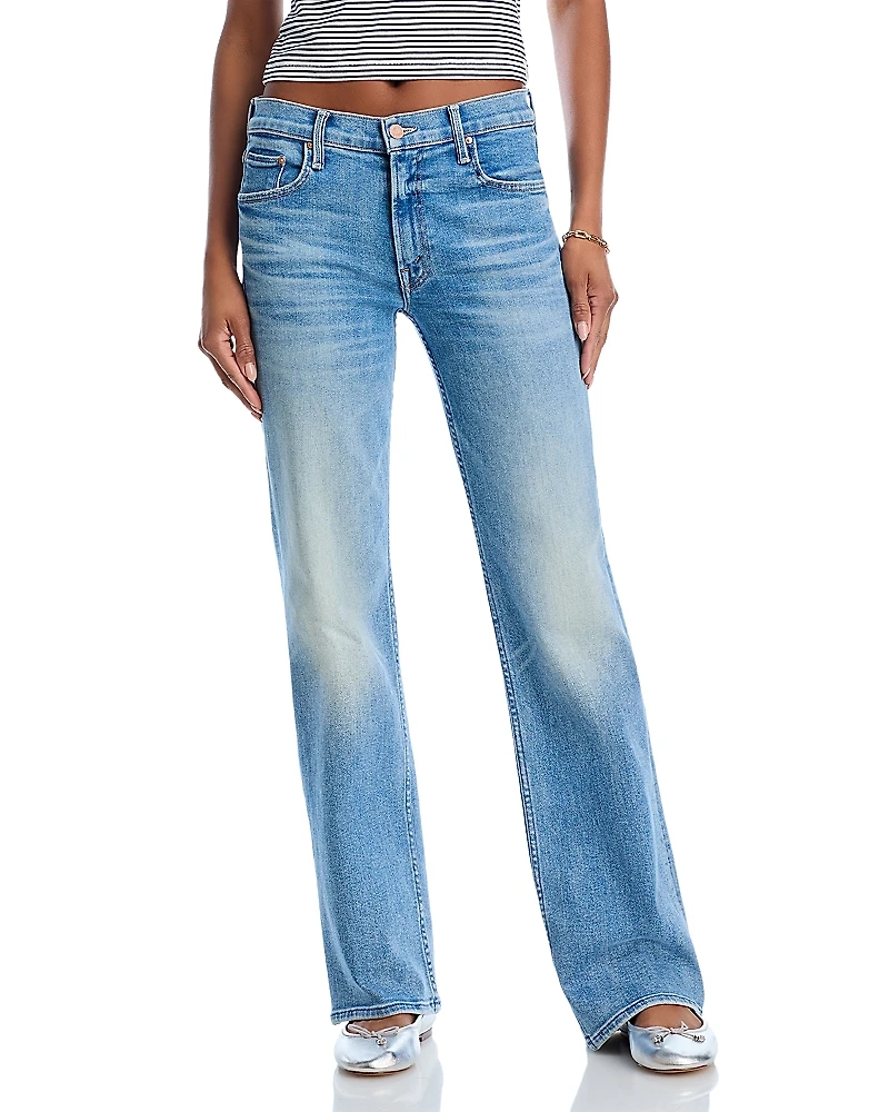 Mother The Bookie Sneak Mid Rise Bootcut Jeans