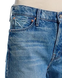 The Dodger High Rise Button Sneak Jeans Wipeout